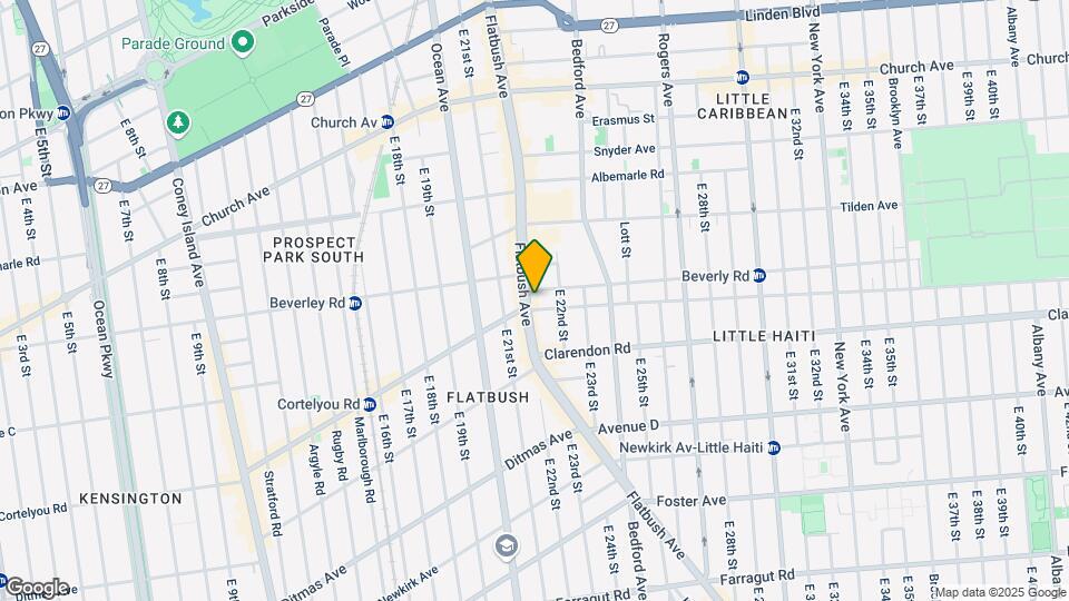 1075 Flatbush Ave Map and Location Details