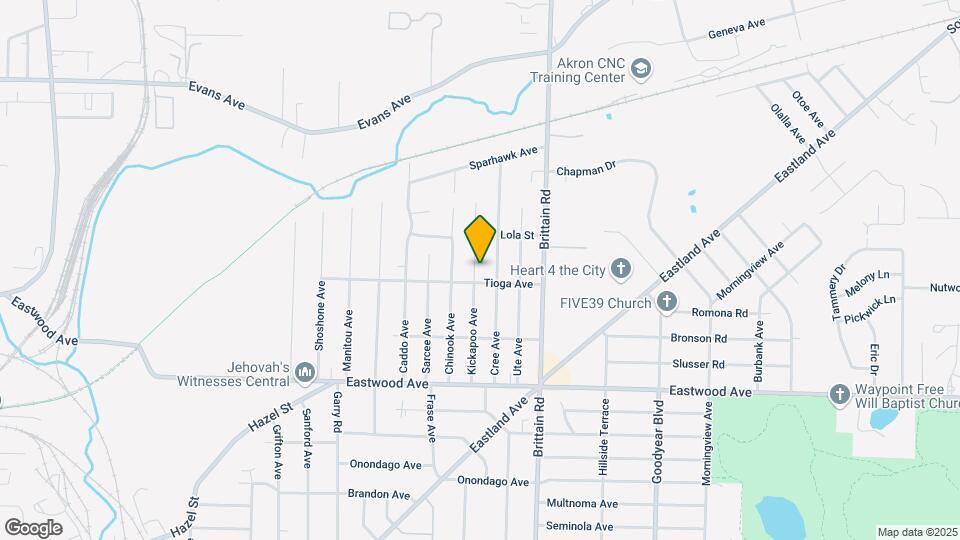 913 Kickapoo Ave Map and Location Details
