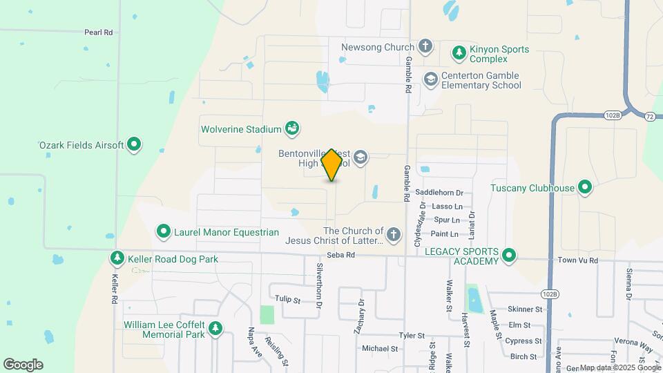 1340 Mount Hood Dr Map and Location Details