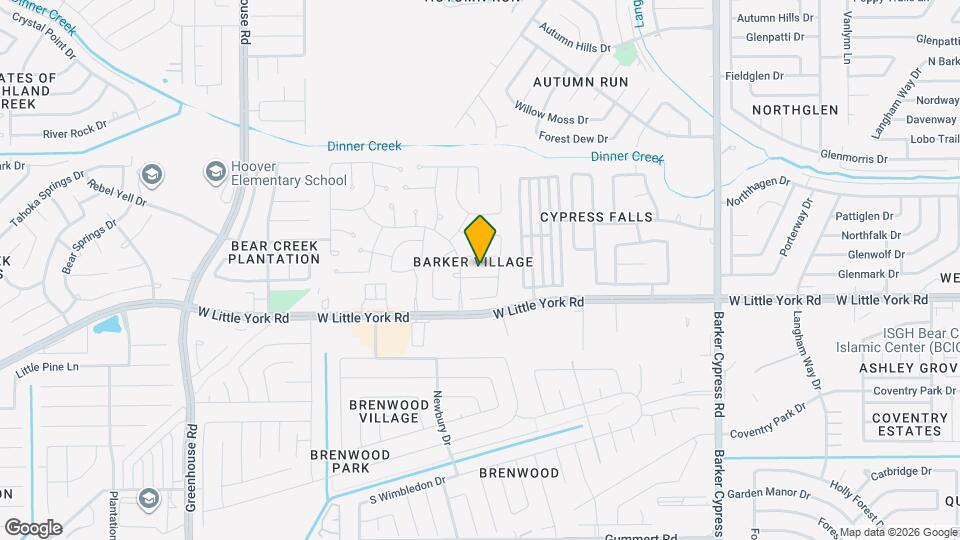 18518 Bare Meadow Ln Mapa y Detalles de la Ubicación