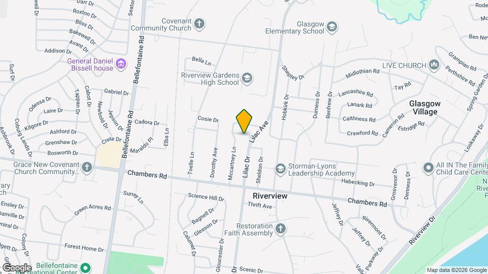 522 Alcove Ave Map and Location Details