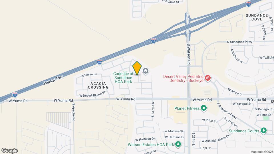 23851 W Lasso Ln Map and Location Details