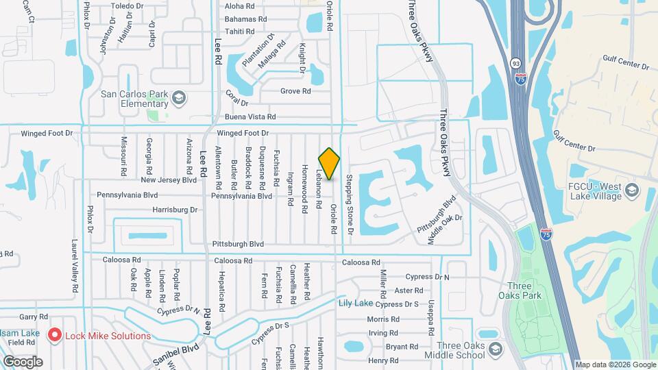 17460 Oriole Rd Mapa y Detalles de la Ubicación