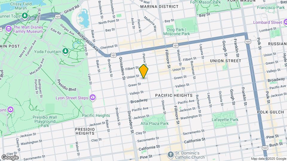 2839 Pierce St Map and Location Details