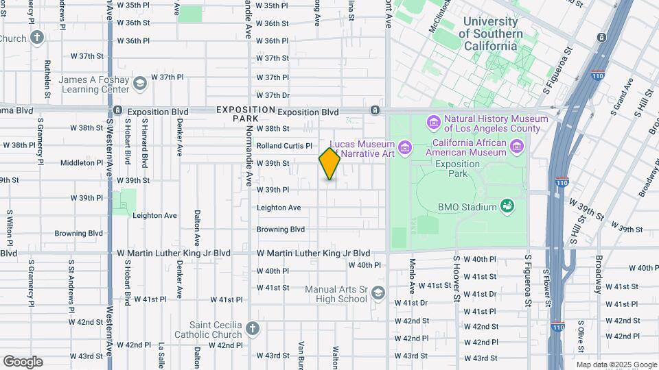 1121 W 39th Pl Map and Location Details