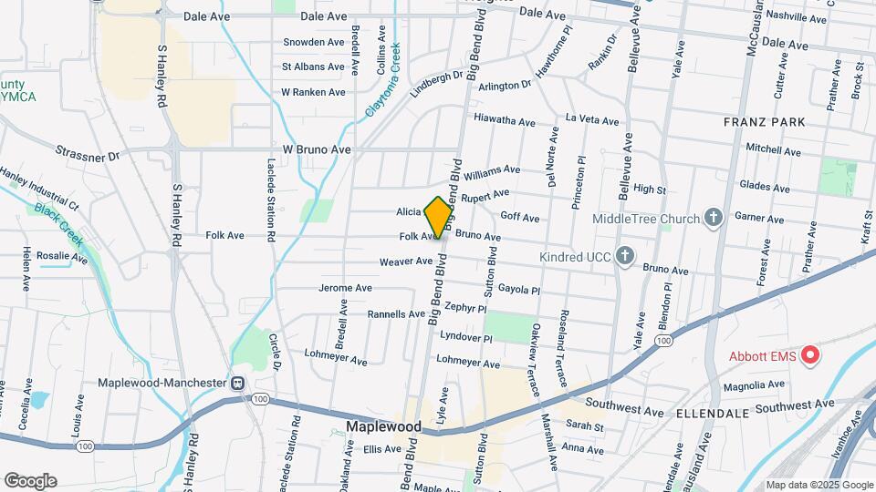 2305 S Big Bend Blvd Map and Location Details