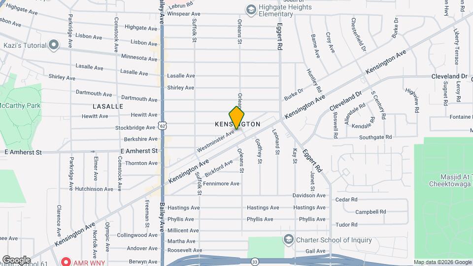 189 Westminster Ave Map and Location Details