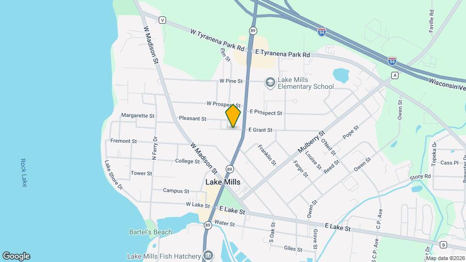 110-112-112 W Grant St Map and Location Details