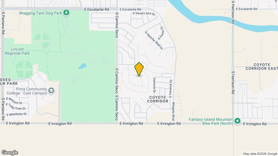 8748 E Pebble Stone Ln Map and Location Details