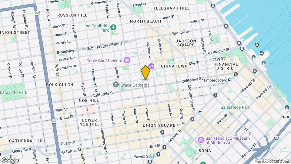 840 Powell St Mapa y Detalles de la Ubicación