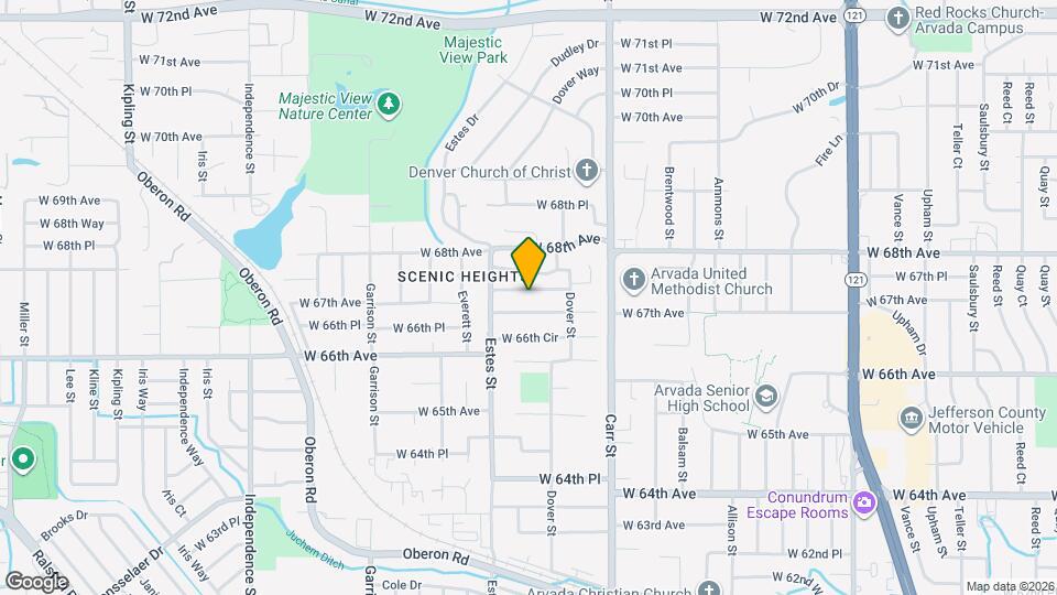 8694 W 67th Pl Map and Location Details