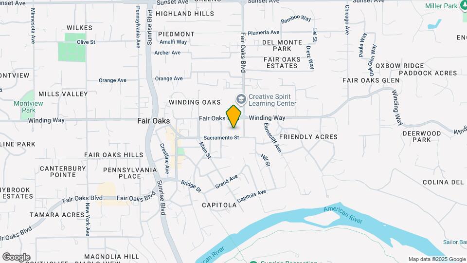 Donner at Fair Oaks Mapa y Detalles de la Ubicación