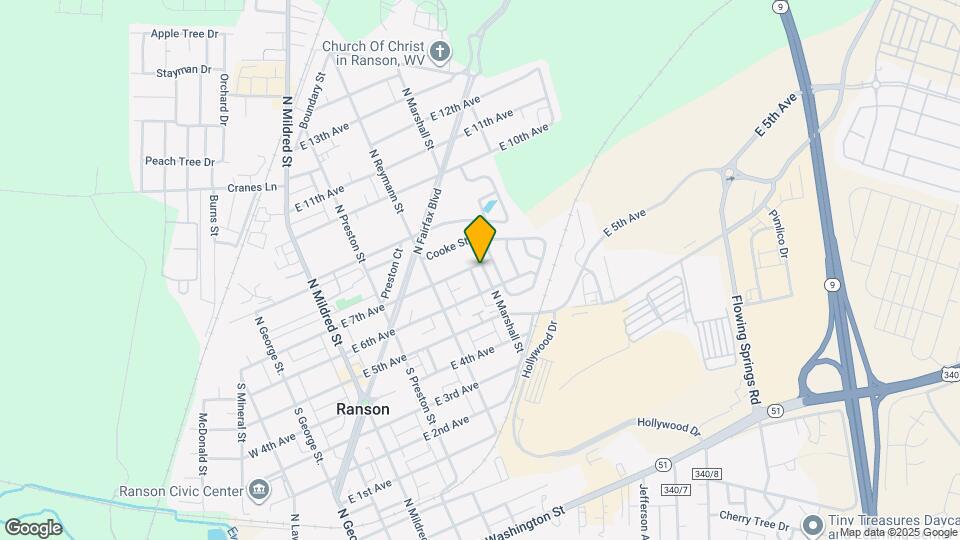 121 N Marshall St Map and Location Details