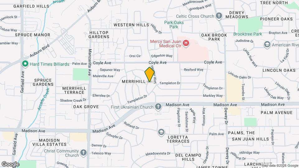 6225 Wildomar Way Map and Location Details