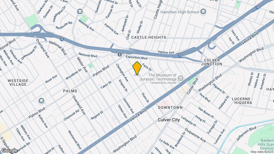3643 Hughes Ave Mapa y Detalles de la Ubicación