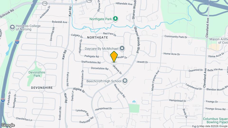 1866 Faymeadow Ave Map and Location Details