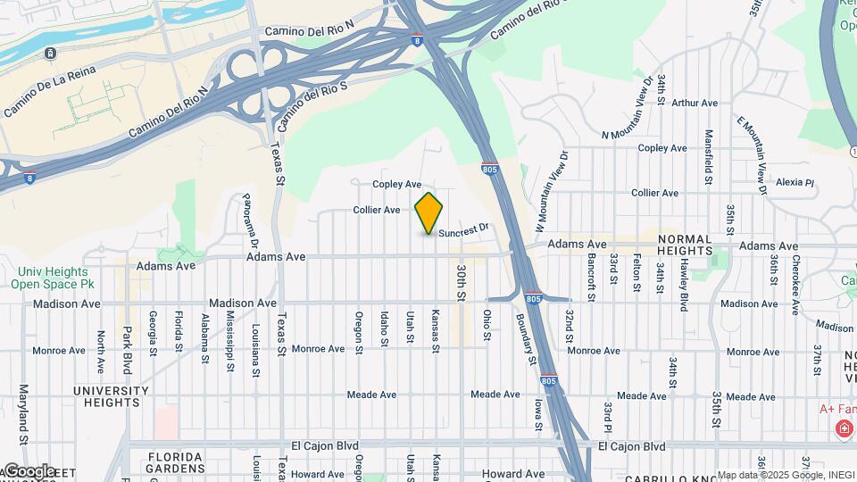 4732 Kansas St Map and Location Details