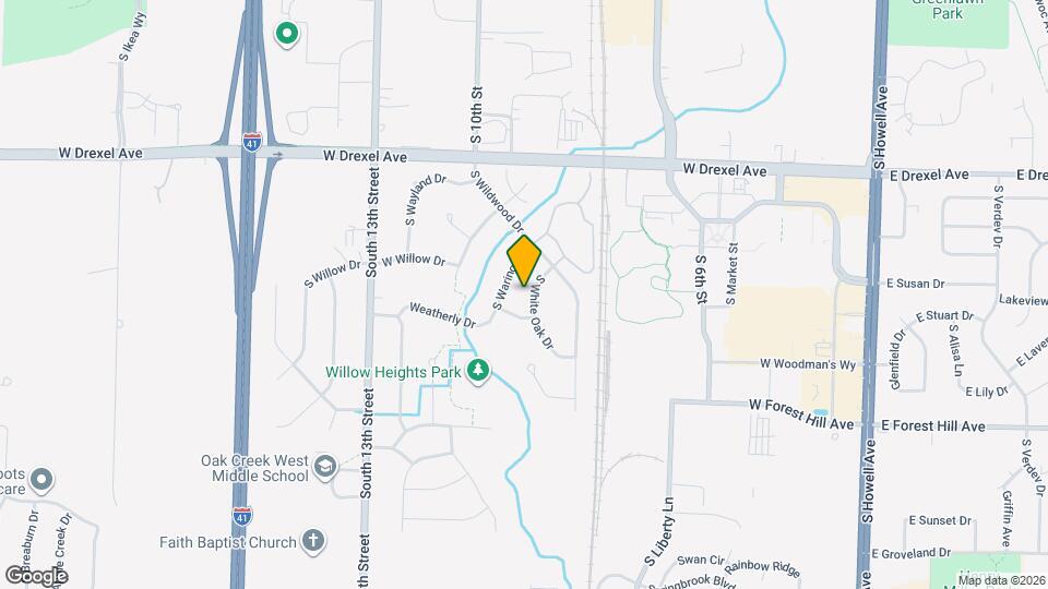 8145 S White Oak Dr Mapa y Detalles de la Ubicación