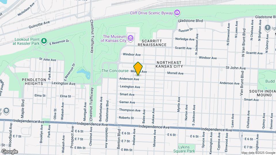 3416 Anderson Ave Map and Location Details