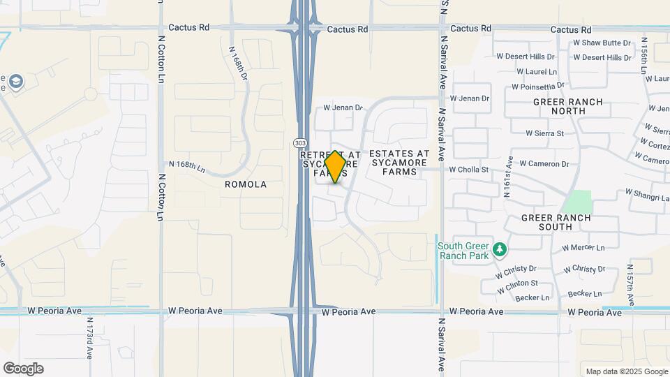 16607 W Mescal St Map and Location Details