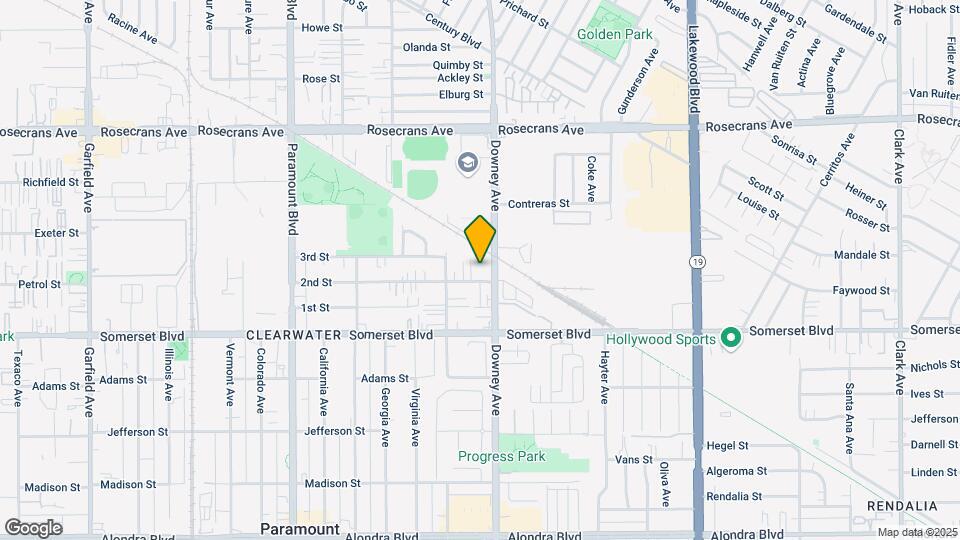 14819 Downey Ave Map and Location Details