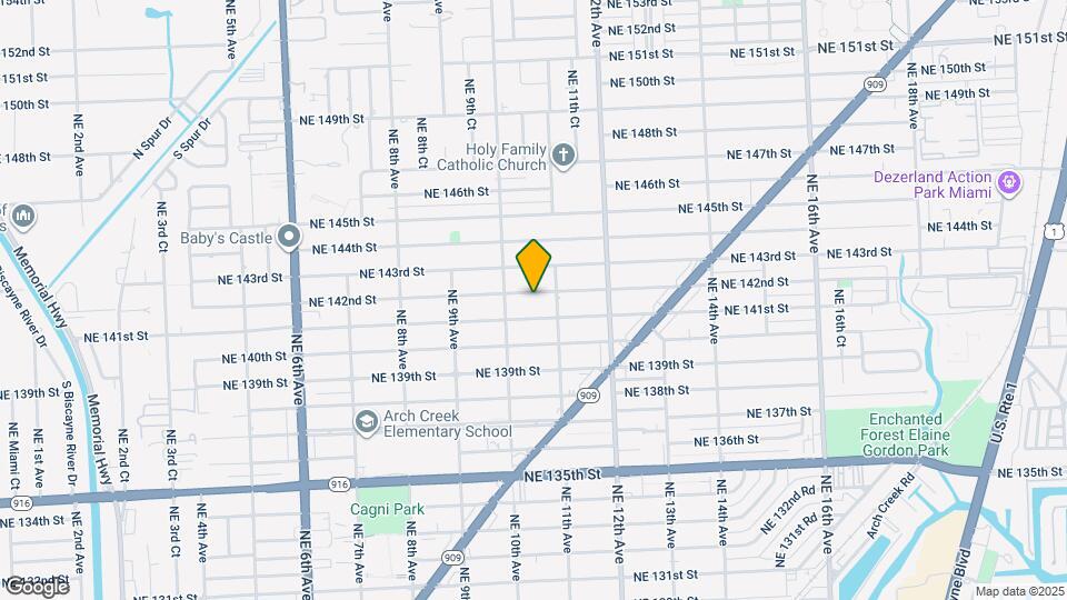 1040 NE 142nd St Map and Location Details