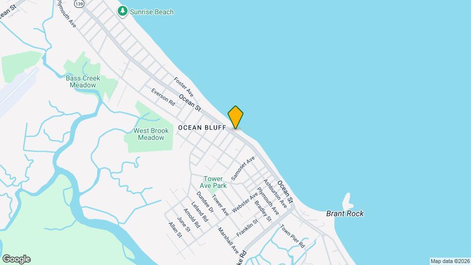 490 Ocean St Map and Location Details