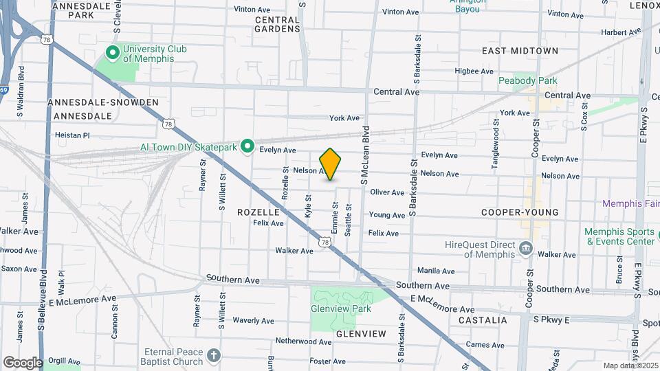 1750 Euclid Ave Mapa y Detalles de la Ubicación