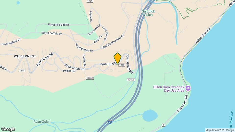 3452 Ryan Gulch Rd Map and Location Details