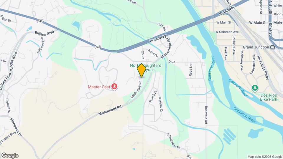 111 Glade Park Rd Map and Location Details