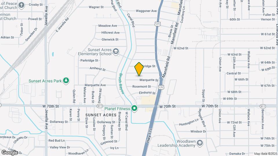 2762 Marquette St Map and Location Details