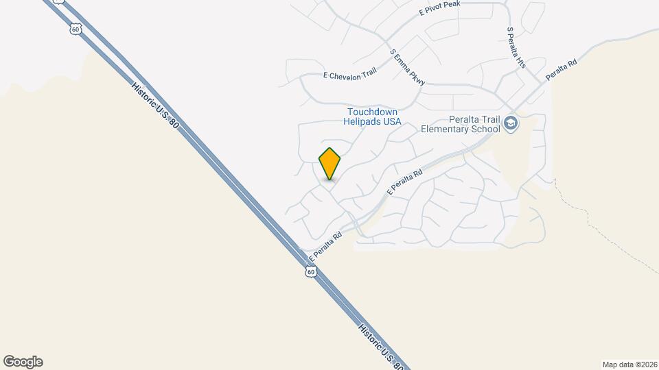 8242 S Hidden Trail Ct Map and Location Details