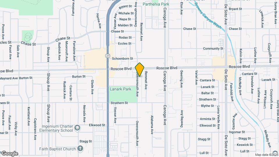8230 Owensmouth Ave Mapa y Detalles de la Ubicación