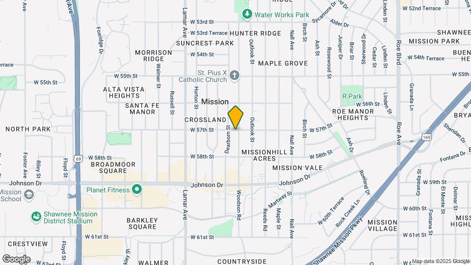 5901 W 57th St Map and Location Details
