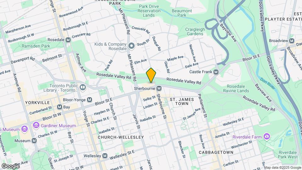 Rosedale Ravine Residences Map and Location Details