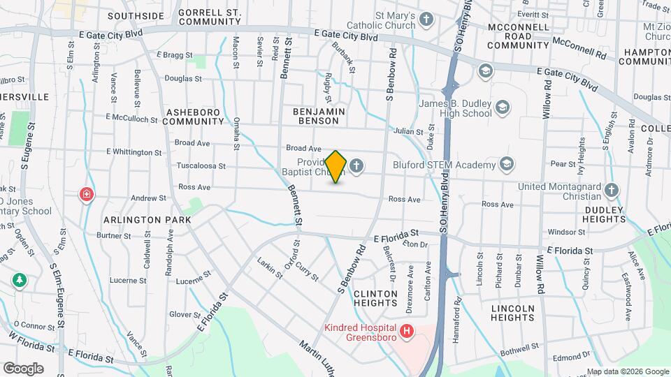 917 Ross Ave Map and Location Details