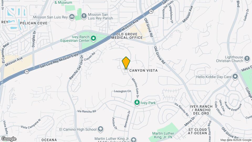 734 Buena Tierra Way Map and Location Details