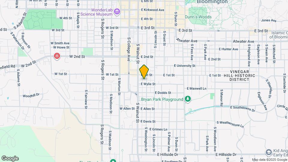 624 S Washington St Map and Location Details
