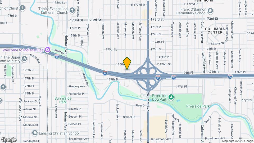 7623 Monroe Ave Map and Location Details