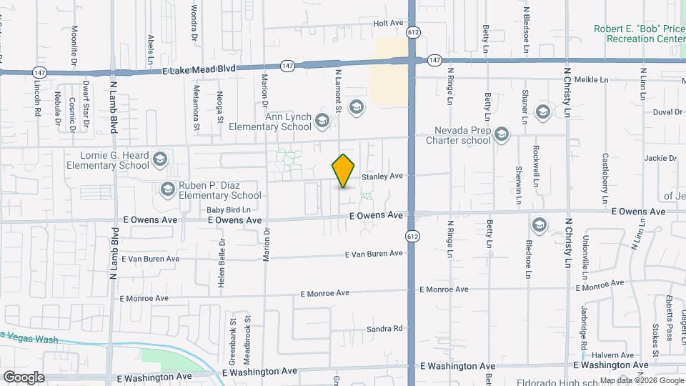 1662 N Lamont St Map and Location Details