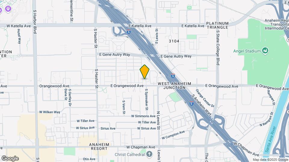 2071 S Spinnaker St Map and Location Details