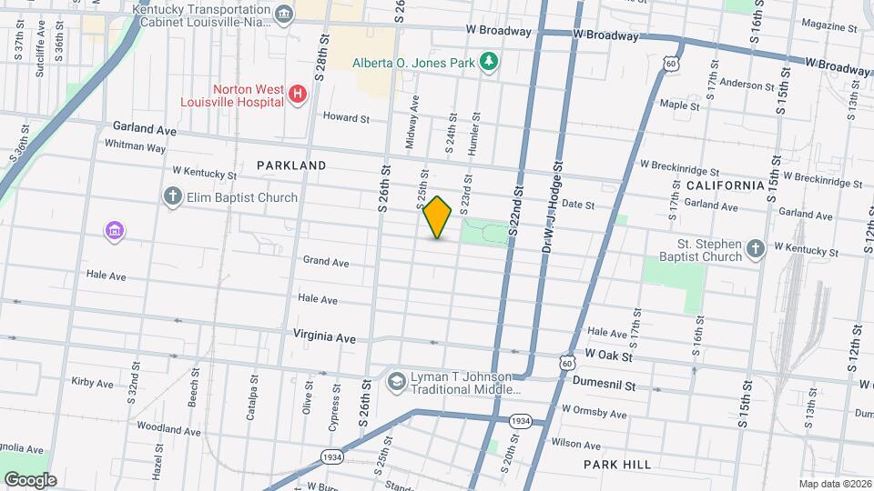 2318 Greenwood Ave Map and Location Details