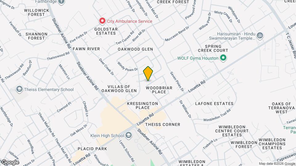 6926 Bullinger Dr Mapa y Detalles de la Ubicación
