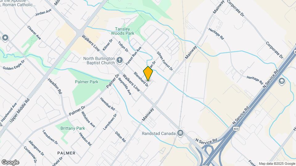 1283 Blanshard Dr Map and Location Details