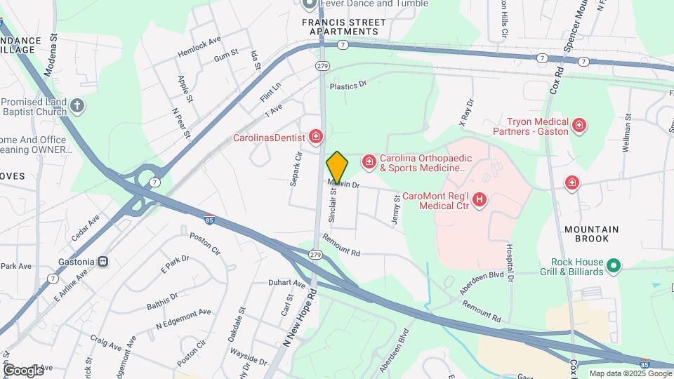 1815 Melvin Dr Map and Location Details