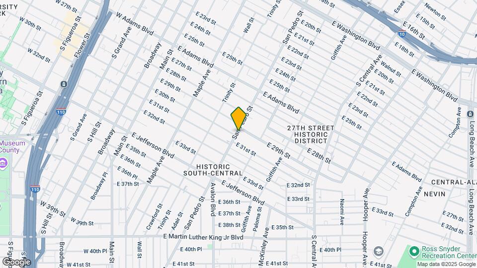 2908 San Pedro St Map and Location Details