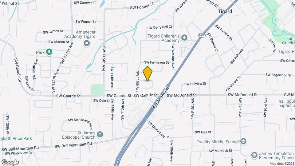 10645 SW Garden Park Pl Mapa y Detalles de la Ubicación