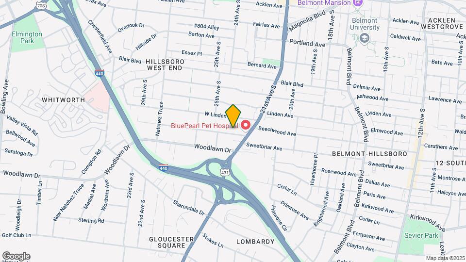 2112 Westwood Ave Map and Location Details