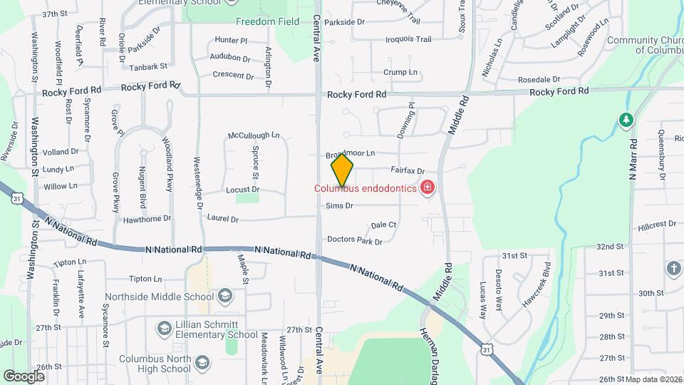 3217 Muriel Pl Map and Location Details