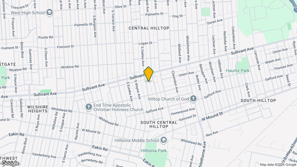 524 S Oakley Ave Map and Location Details